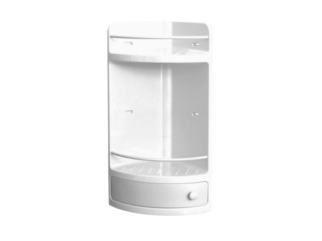 Ugaona polica za kupatilo PVC EUROPLAST