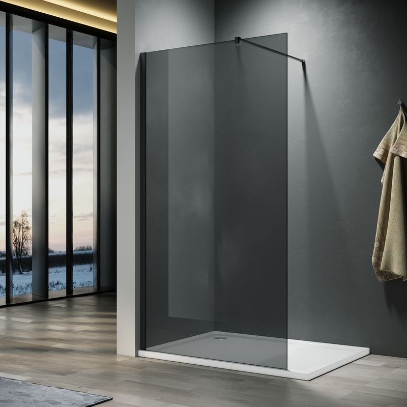 VENDOR BLACK Fiksno staklo 100cm H200 crno staklo
