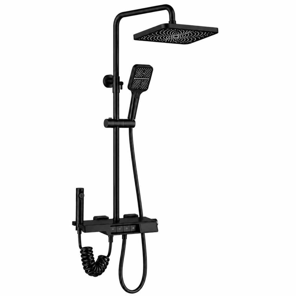 BOOU Digitalni tuš set BLACK
