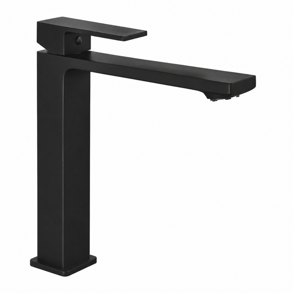 BOOU česma za umivaonik visoka VEGA BLACK
