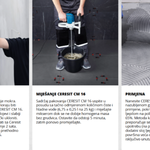 CERESIT CM 16 FLEXIBLE Fleksibilno ljepilo (prah)