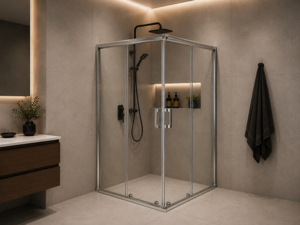 VENDOR Tuš kabina kvadratna 80x80x190 prozirno staklo
